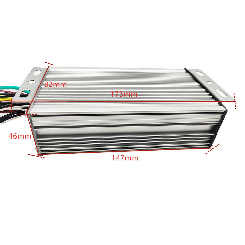 500W Electric Bicycle Motor Controller BLDC Brushless Square Wave 36V 48V 60V for E-Bike Scooter Trike