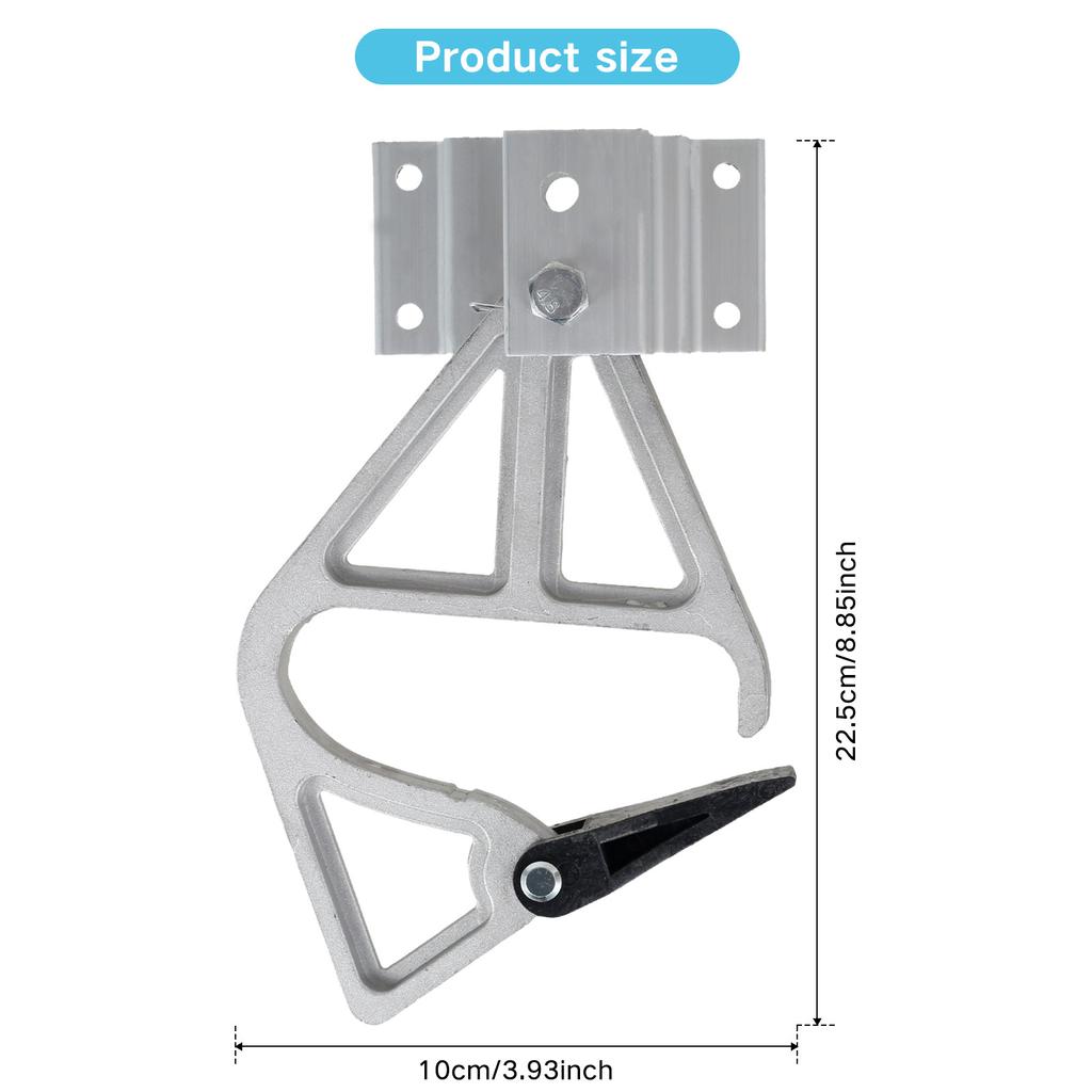 2-teiliges Sprossenschloss für Verlängerungsleitern, robustes Sprossenschloss-Kit aus Aluminiumlegierung für 28-11 Teleskop-Sprossenteile
