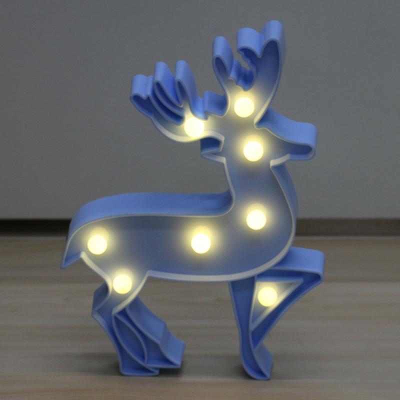 Unicorn Night Light With Star Shape Led Decor For Bedroom And Gift Use