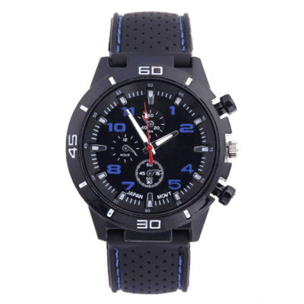 

Gift Student Silicone Strap Sports Watch Quartz Watches Wristwatches Quartz Wristwatches синий