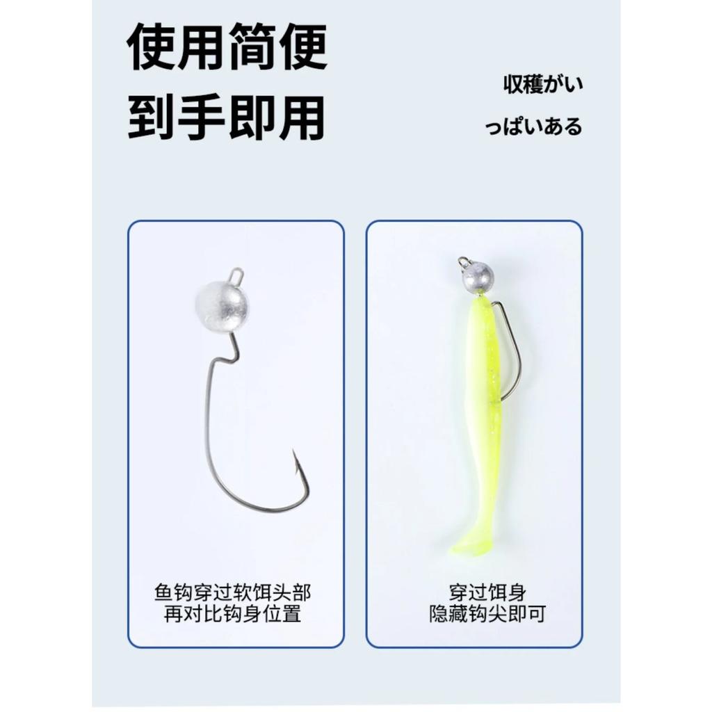 5Pcs 3.5g 5g 7g 10g Exposed Jig Head Fishing Hook Soft Worm Fishhook Jigging Crank Hook Bass Pike Fishing Tackle