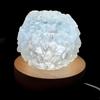LED Lamp In Rock Crystal Tumbled Stones 7 - 8cm Diameter 400 Gr Approx