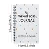 Abnehmplaner Trainings-Diät-Journal für Gewichtsmanagement Tägliches Trainingsnotizbuch Gewichtsverlust-Journal 5,51x8,27 Zoll