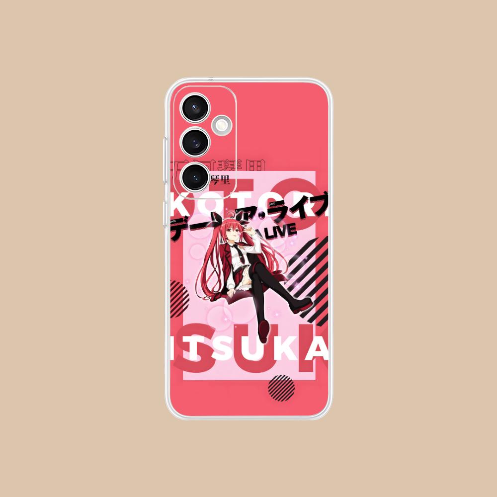 Date a Live Kotori Itsuka Klare Handyhülle für Samsung Galaxy S25 S24 S23 S22 S21Plus FE Ultra Bunte Hülle
