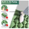 Outdoor Camping Inflatable Mattress Sleeping Pad With Pillows Ultralight Air Mat Built In Inflator Pump Hiking