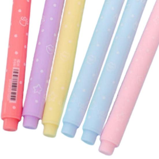 6ks Roztomilé bonbóny barevné zvýrazňovače razítek pero Kreativní značkovací pero