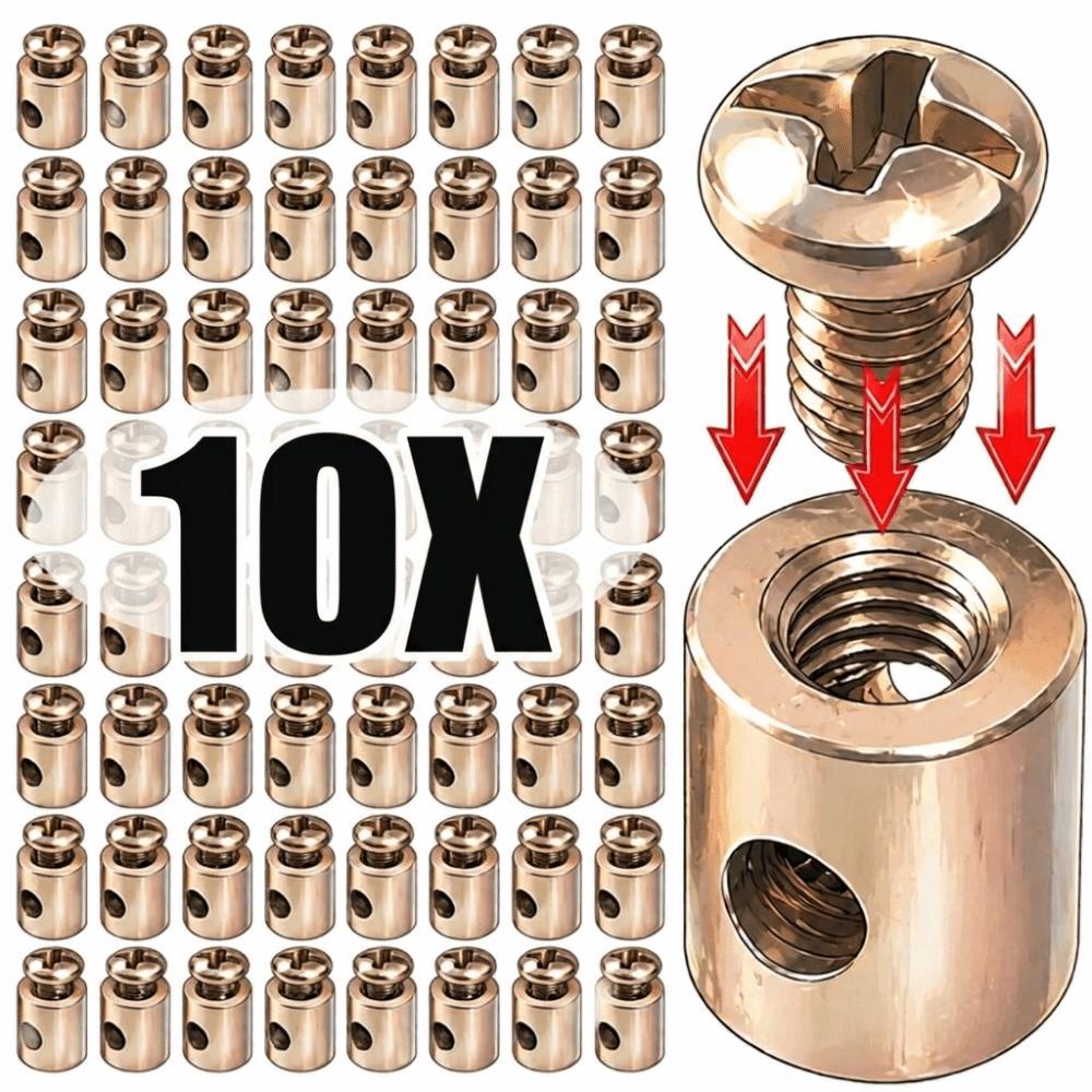 10PCS Cable Fixing Bolt Motorcycle Throttle Cable Clamp Wire Rope Clip  Bicycle Accessories