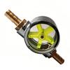 Water Flow Meter for CNC Router Spindle Cooling with Transparent Inspection Window and Precise Flow Indication Capability
