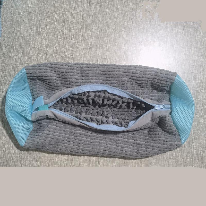 

Ледачий мішок для прання взуття: Циліндричний поліестеровий бавовняний мішок для білизни для захисту взуття та запобігання деформації