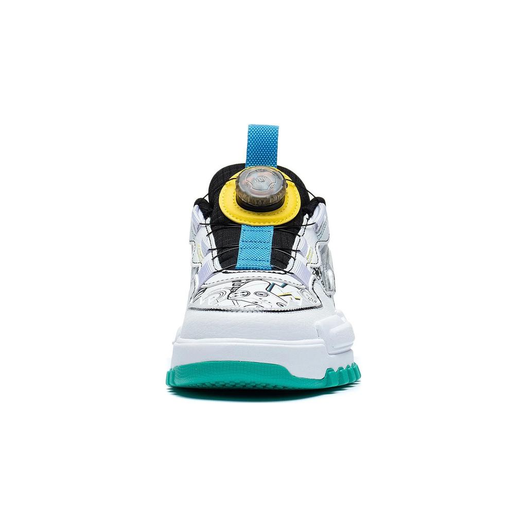 Li Ning Childrens Journey 3.0 Comfortable Shock Absorbing Casual Shoes Kids Shoes White Green Gray YKCT006-13