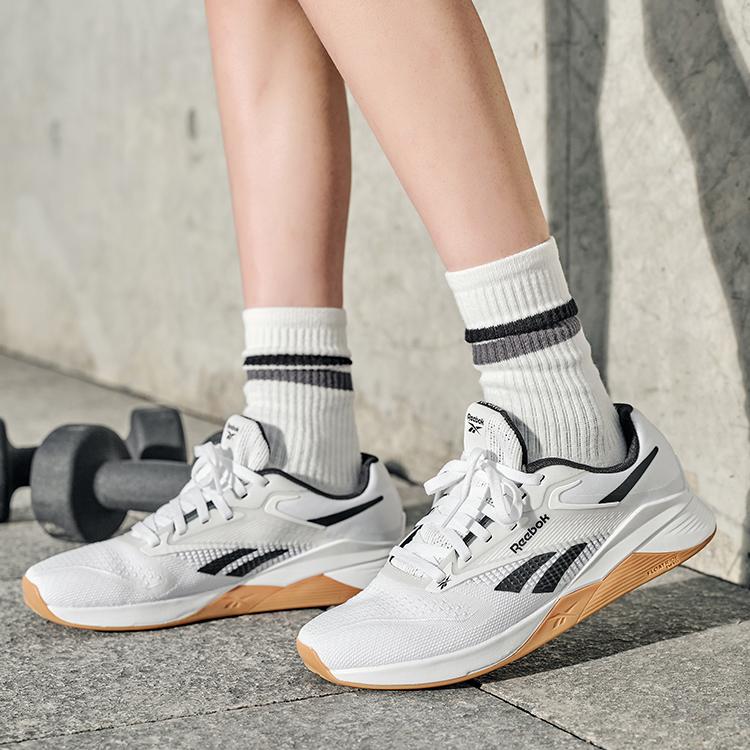 Reebok Nano X4 White Black Gum Unisex Sneakers Footwear-White 100074186