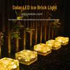 LED Solar Crackle Globe Garden Stake Light for Outdoor Decoration