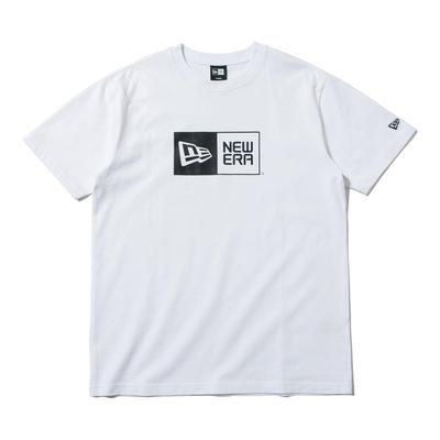 New Era 14121907 Cotton Box Logo White Black XL S/S T-Shirt