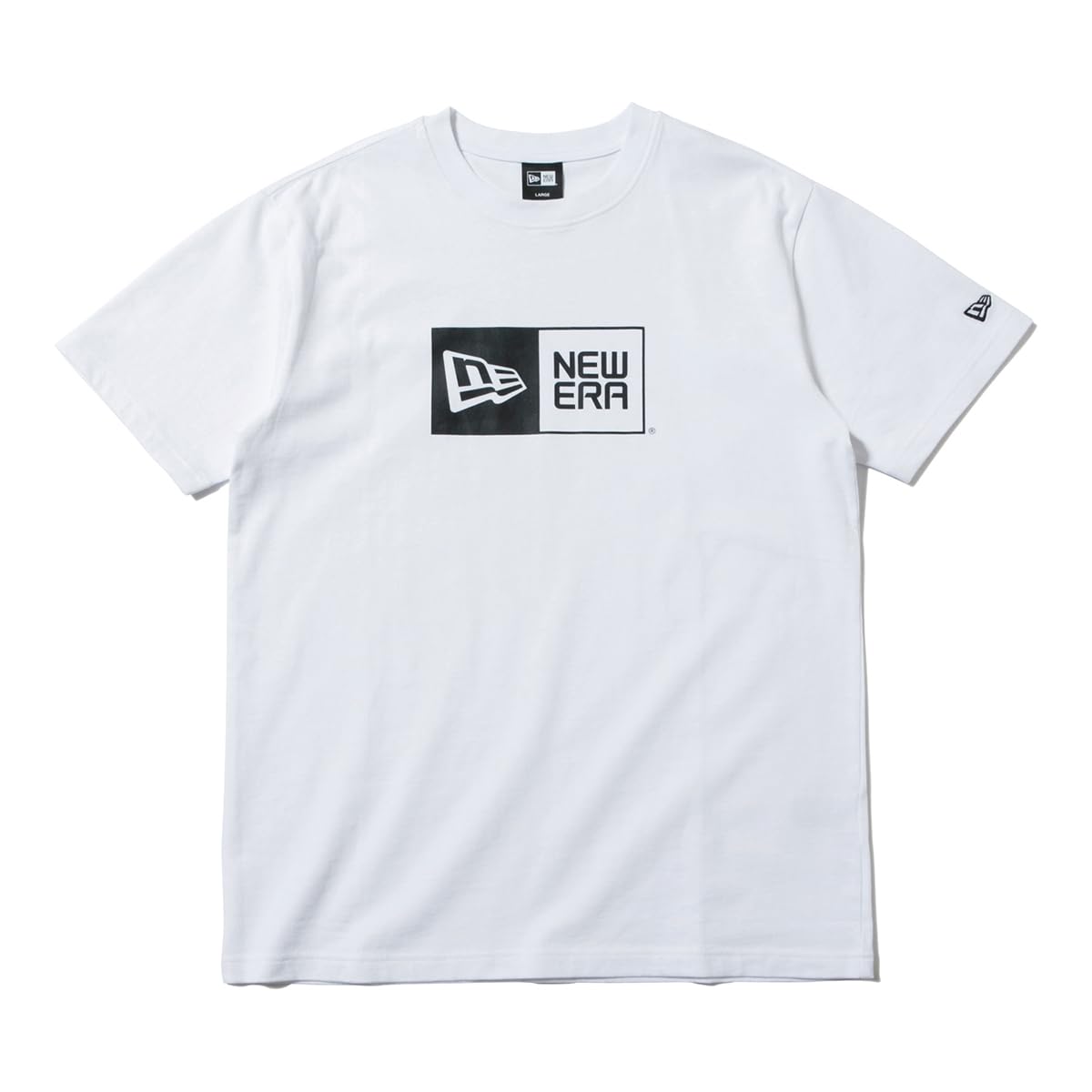 

New Era 14121907 Cotton Box Logo White Black XL S/S T-Shirt