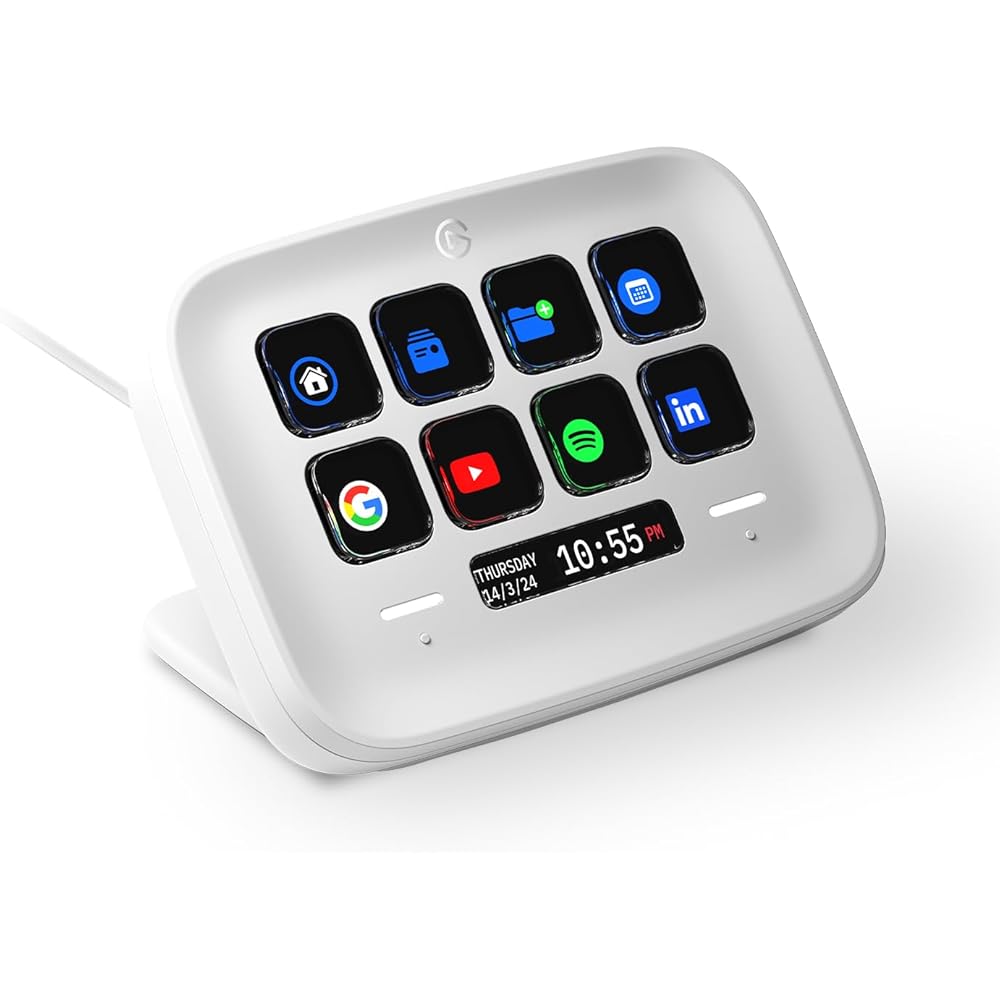 

[Ексклюзивно від Amazon.co.jp] Elgato Stream Deck Neo – 8 настроюваних клавіш, 2 сенсорні точки, Прискорюйте завдання та робочі процеси - Керування Word, Excel, PowerPoint