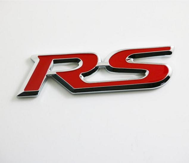 K2/K3/K3S Metal RS Rear Emblem Badge - Car Logo 3D Modification