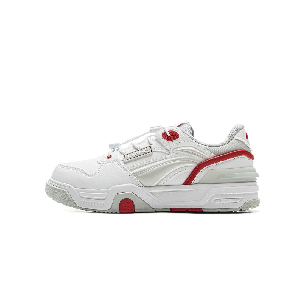 Li Ning Kids Skate 80s Fashion Versatile Non-Slip Wear-Resistant Rebound Support Low-Top Casual Shoes Kids Casual Shoes YKCV036-13