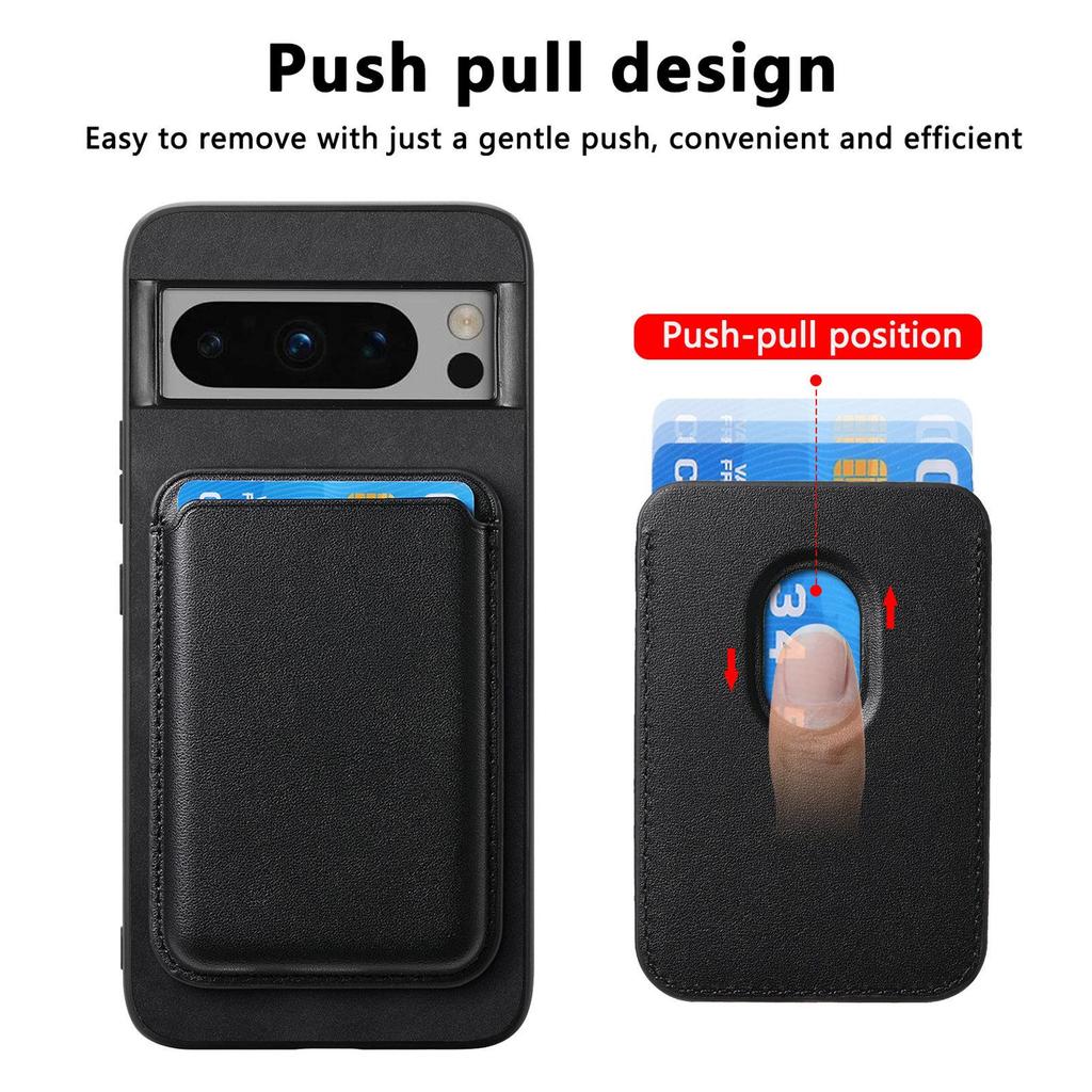 Google Pixel 9a/10 Pro Hülle: Magnetischer, abnehmbarer Kartenhalter & Schutzhülle