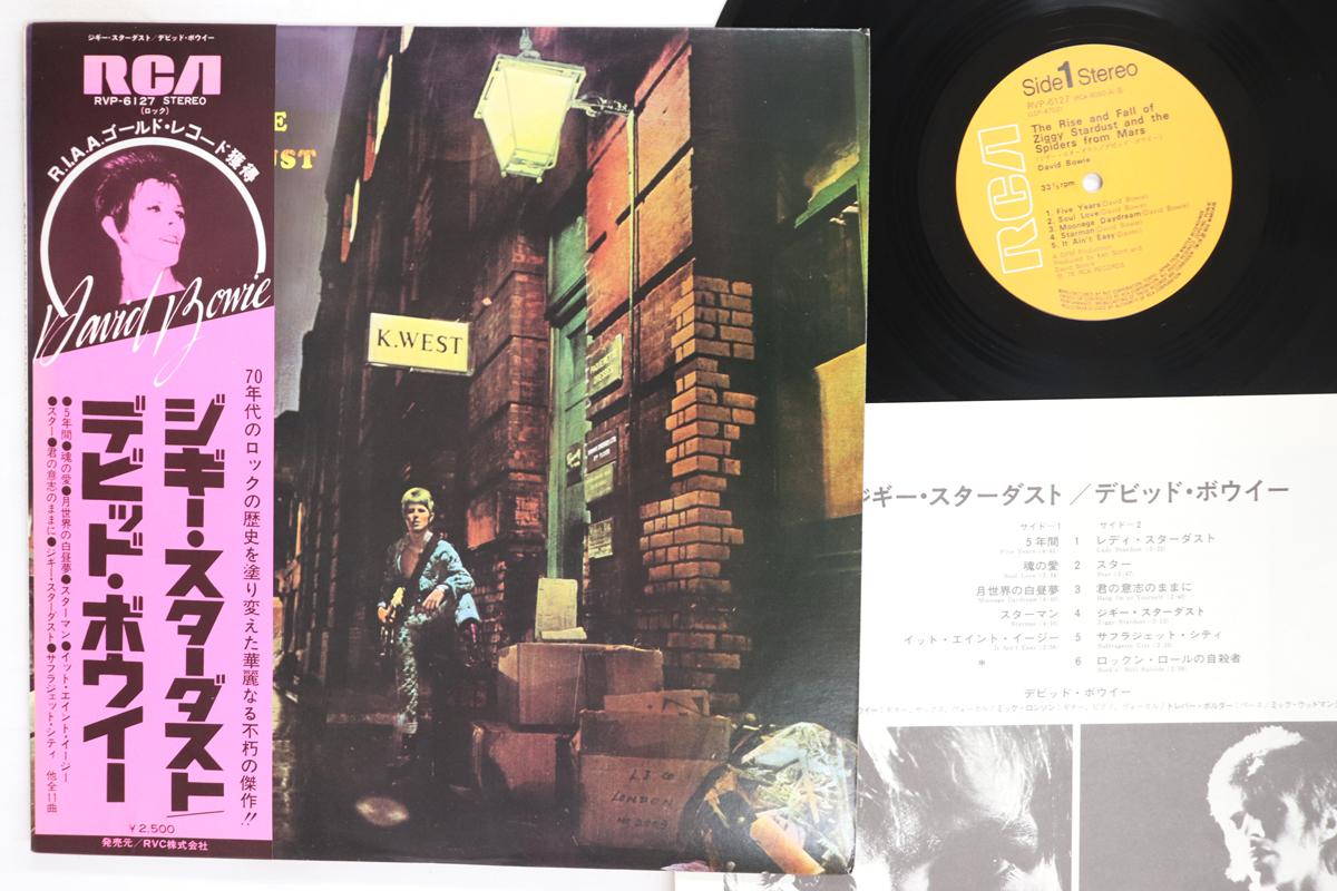 

Виниловая пластинка DAVID BOWIE Rise And Fall Of Ziggy Stardust And RVP6127 RCA 1976 Япония Obi Рок Б/у