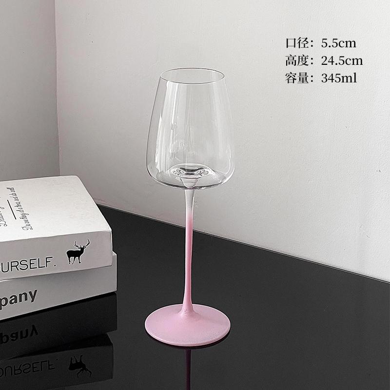 Frosted Bordeaux Burgundy Goblet Wine Glasses Champagne Glasses Crystal Glasses Bar Utensils 1PCS