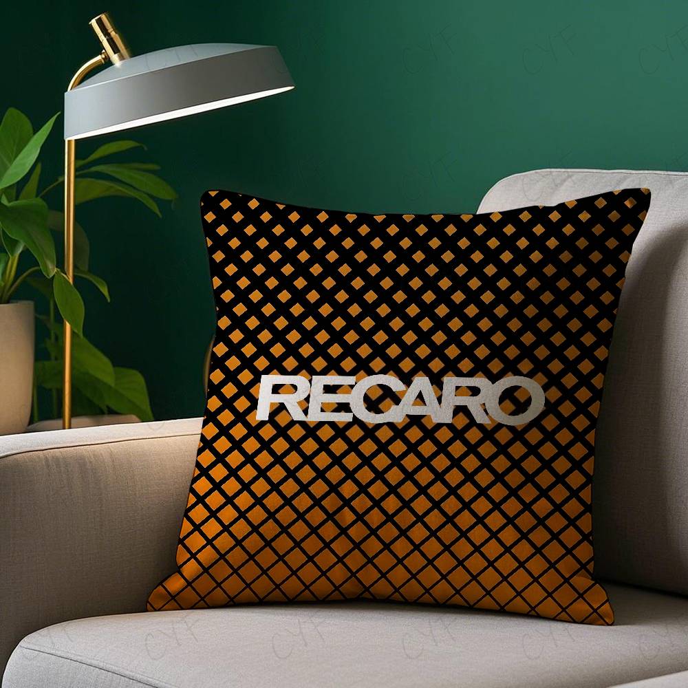 Mode Anime R-Recaro Kissenbezug Milbendichter Kissenbezug Unsichtbarer Reißverschluss Seidig kurzer Plüsch Sofakissenbezug