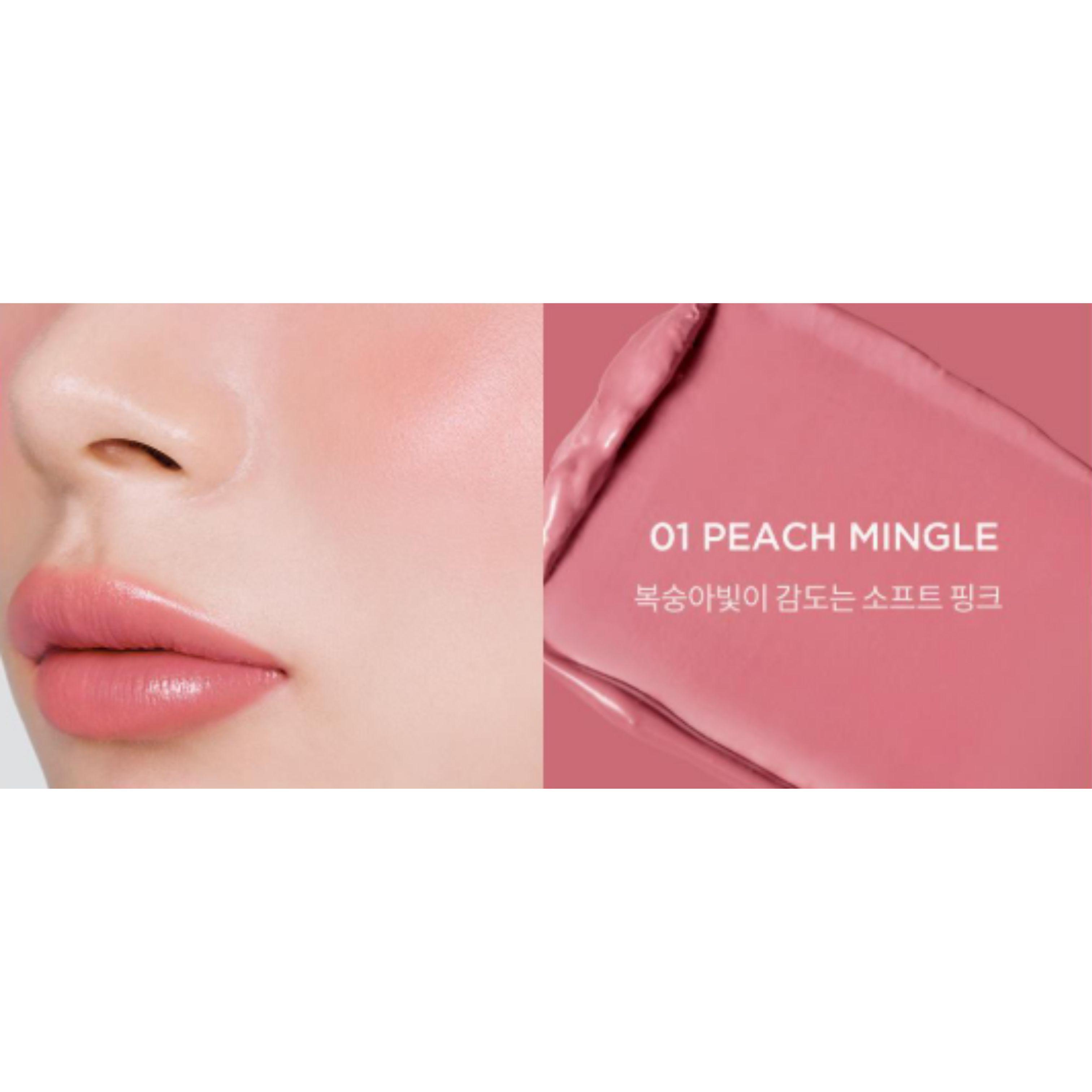 TIRTIR Mood Glider Lip & Blush Stick 3.8g 01 Peach Mingle