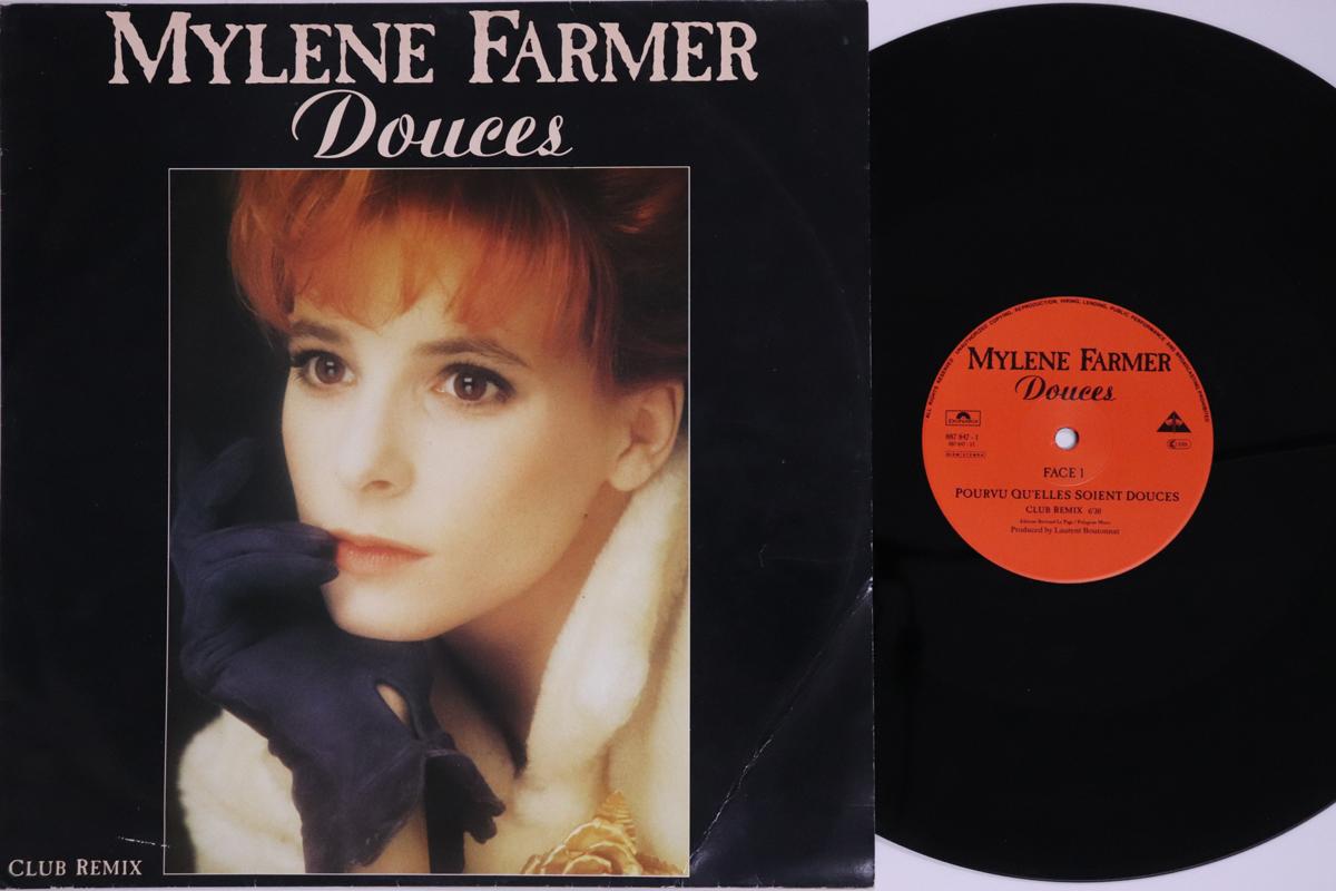 12-дюймовая пластинка MYLENE FARMER Douces 8878471 POLYDOR 1990 Европа Поп Б/У