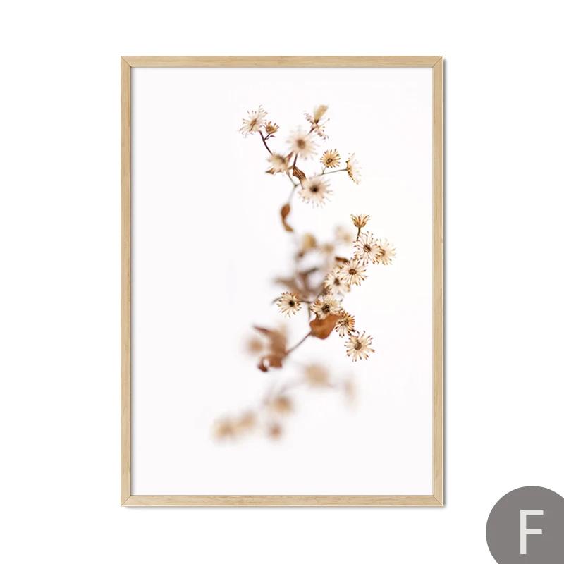 Beige Schilf Wandkunst Leinwanddruck Poster Landschaft Blume Figur Nordisch Modern Dekorative Malerei Elegante Bilder Wohnzimmer