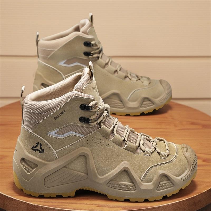 Męskie buty taktyczne ze paskami do treningu bojowego Wodoodporne paski Outdoorowe buty trekkingowe Oddychające Wielofunkcyjne motocyklowe