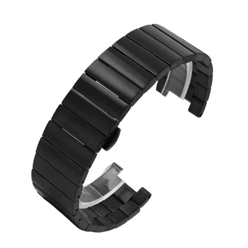 

High Quality Men s Women s Stainless Steel Straps For Miyake Lifetime SILAN001 SILAN002 SILAN007 SILAN006 Series Watch Strap 0mm чорний