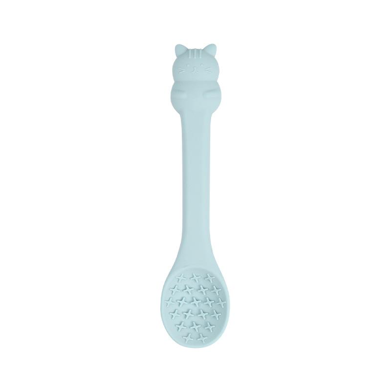 New Silicone Pet Puppy Feeding Spoon Silicone Pup Slow Food Medicine Spoon Pet Cat Slow Food Silicone Spoon