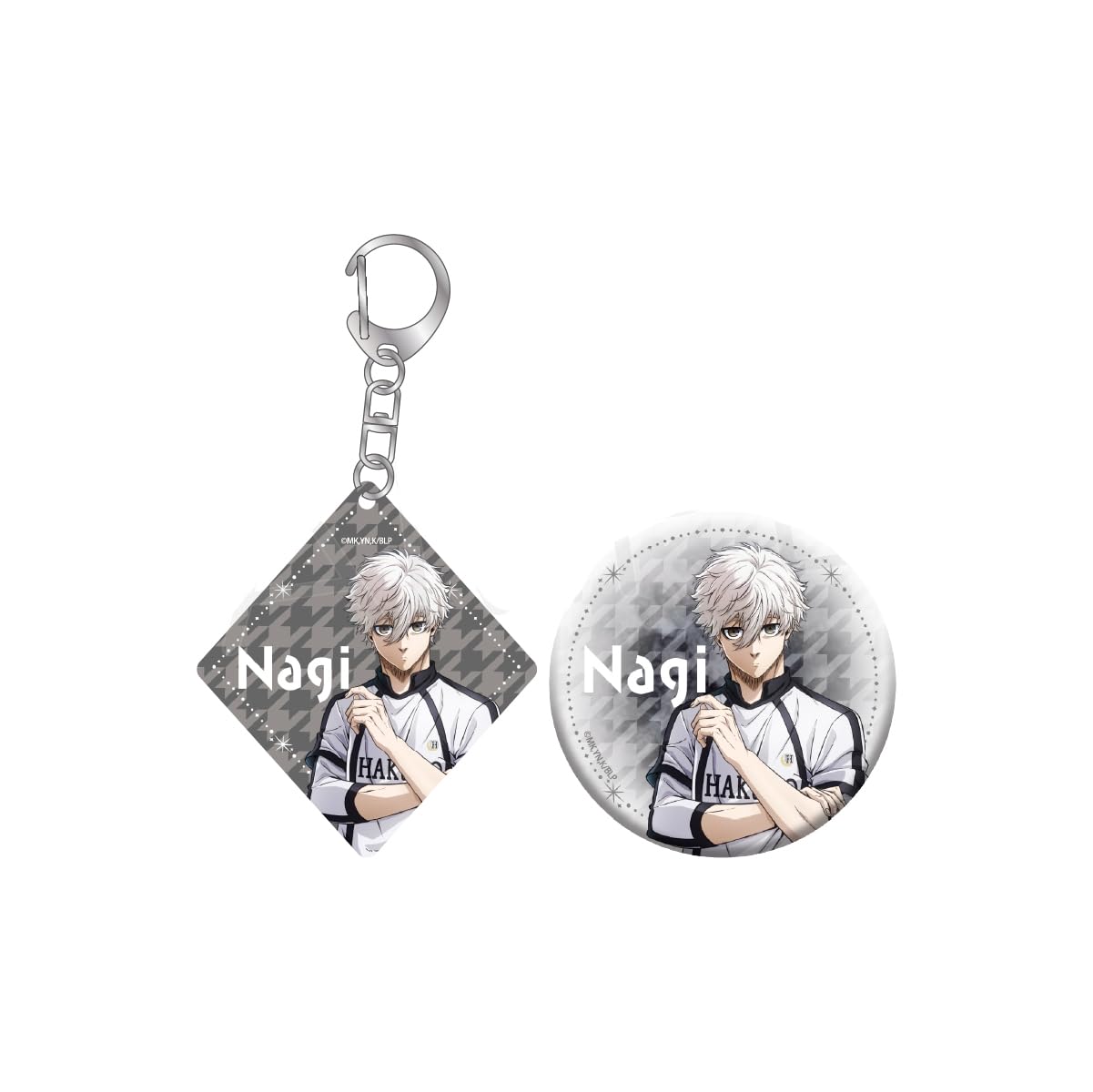 

Blue Lock: Episode 10: Nagi Nagi Seishiro Can Badge & Acrylic Keychain Set