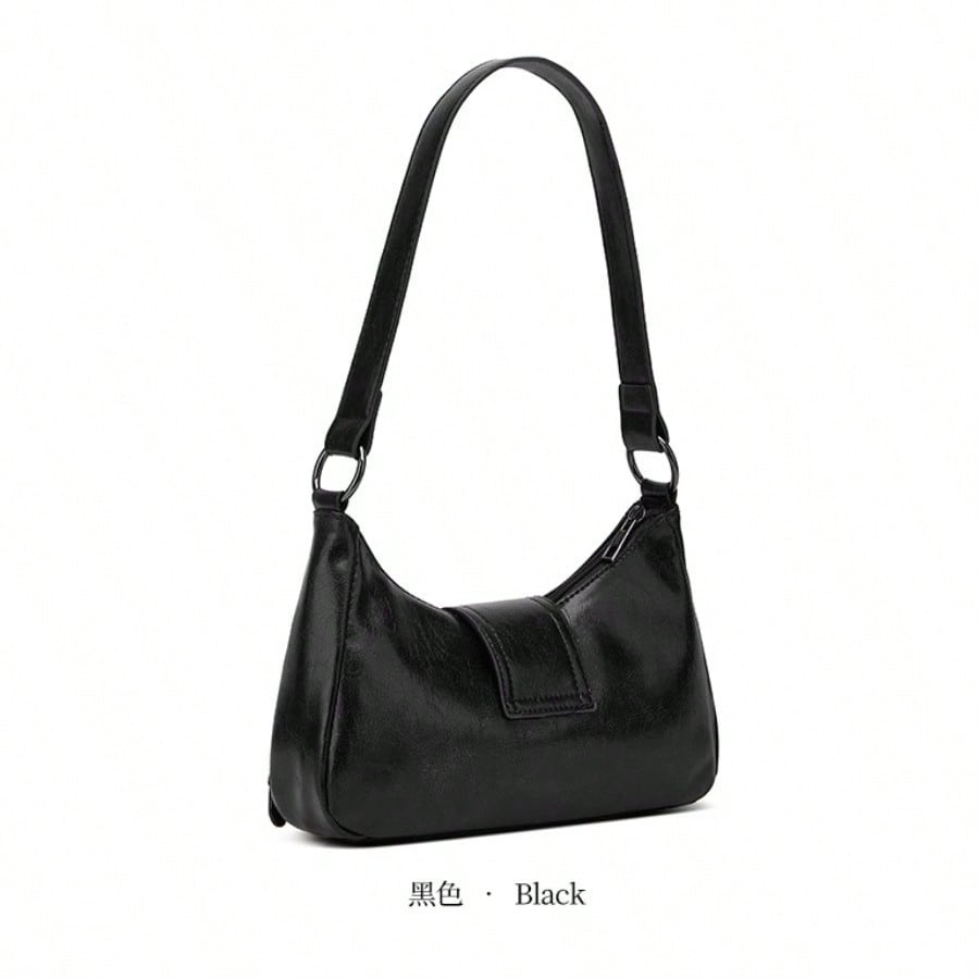 New shoulder tote bag retro commuting temperament style bag underarm locomotive bag female