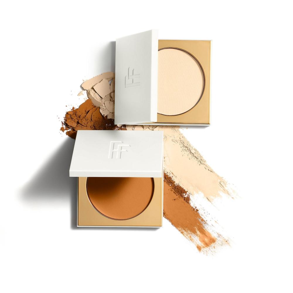 Fashion Fair Iconic Pressed SettinG Powder 0.3 Oz  8.6 G Apricot Silk liGht To Medium With Warm underTones