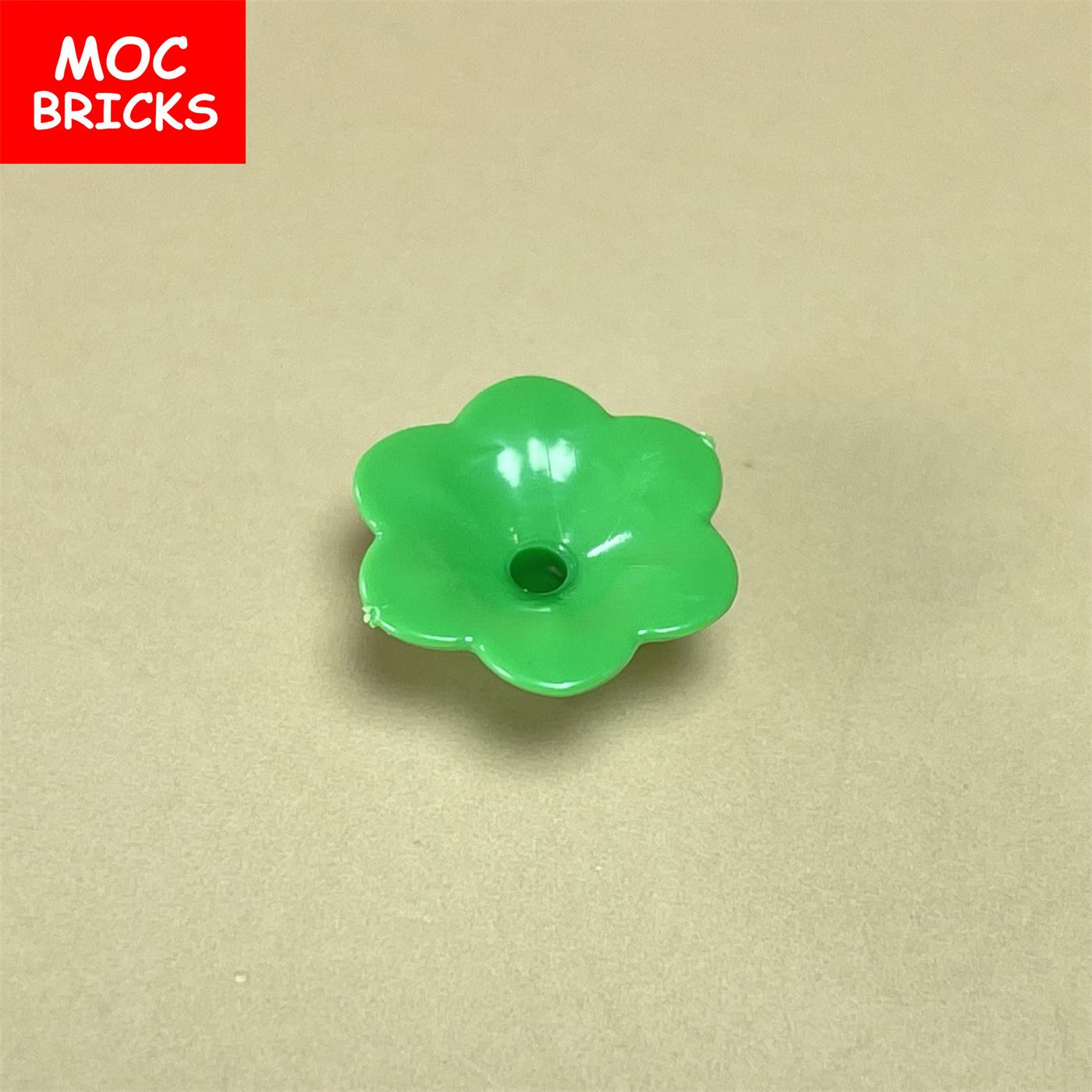 

Non-Toxic 28Pcs/Lot Moc Plant Flower Petunia 6 Rounded Petals And Pin Fit With 93081D Educational Building Blocks Gift