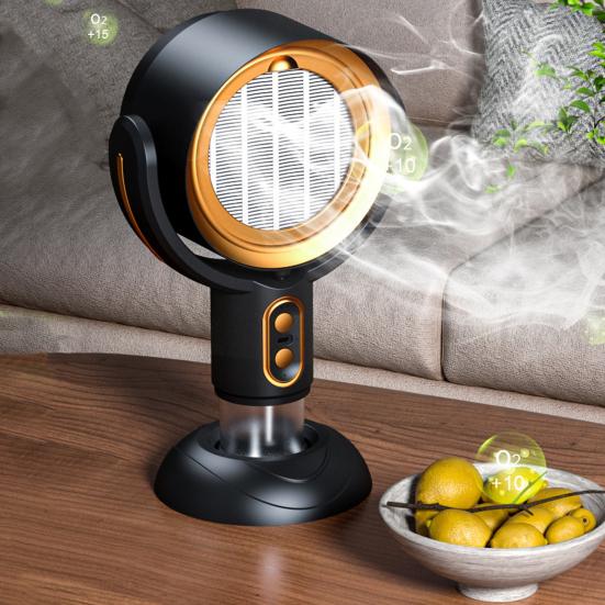 Masaüstü Davlumbaz USB Güç Kaynaklı Negatif İyon Mini Taşınabilir Egzoz Fanı 5v 8w İki Hızlı Ayarlı Duman Aspiratörü Daire Mutfak Masa Üstü Kullanımı İçin