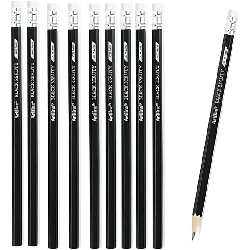 Artline Black Beauty Ultra Dark Pencil Set Of 10 Pack Of 7 71 чёрный