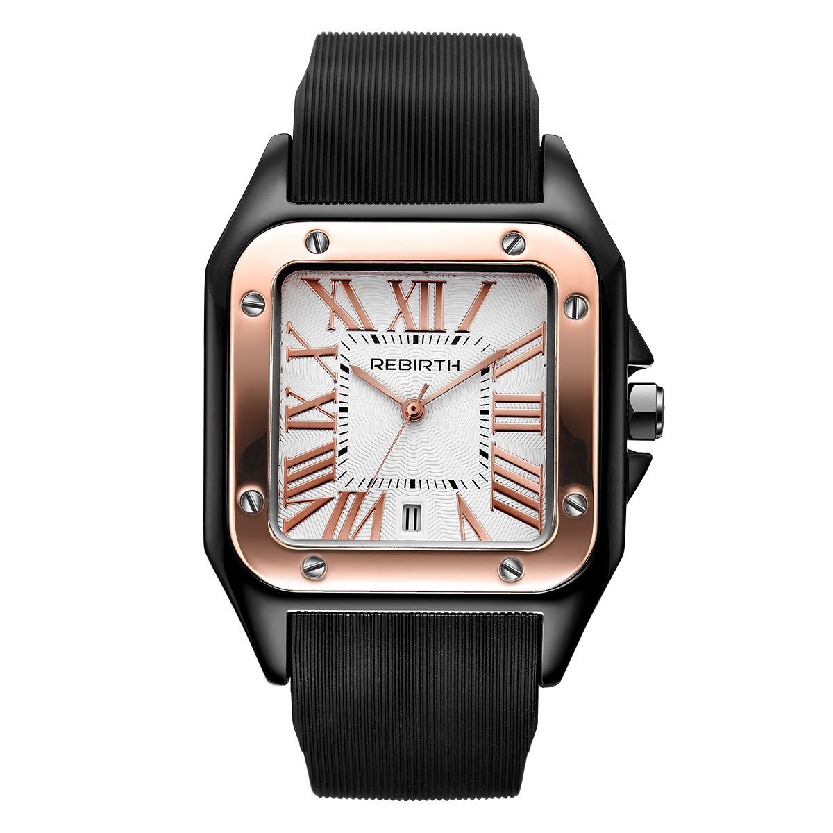 

Квадратний пара Expression Pair кварцовий годинник Новий класичний годинник для чоловіків та жінок