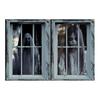 Halloween Window Decorations Female Ghost Halloween Window Horror Female Ghost Doll Curtain Set Horror For Party Decoration