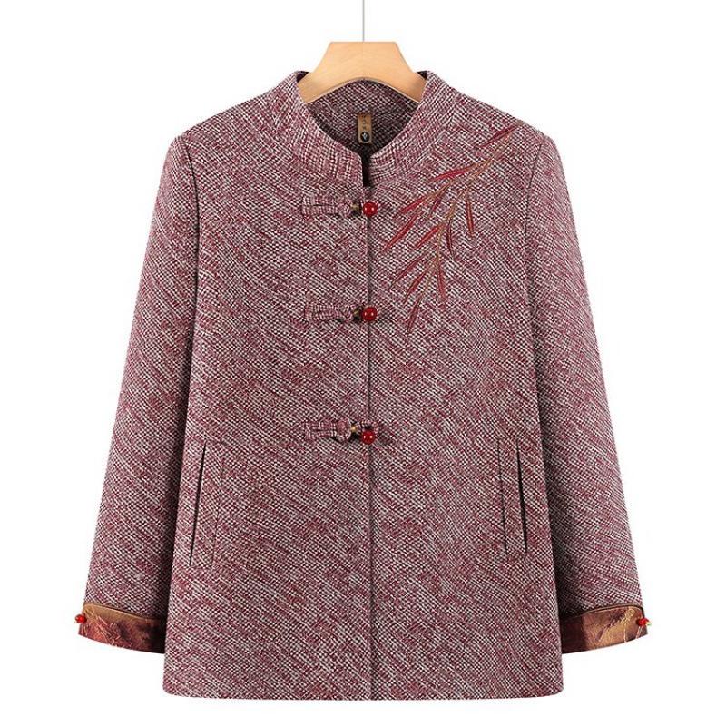 Elegante Frühlingsjacke für Frauen mittleren Alters und ältere Frauen: Omas kurzer Mantel, Perfekt für Mamas Frühlings- & Herbstgarderobe