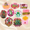 5 /12pcs Set Netherland Oeteldonk Emblem Embroidered Patches 12 Constellation Patch Carnival For Netherland For Clothing Sew Diy 