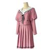 Il Fiore Profumato Fiorisce con Dignità Costume Cosplay Waguri Kaoruko Parrucca Lunga Uniforme JK Carnevale Set Casual Quotidiano da Donna