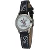 Disney Womens MK1006 Mickey Mouse White Dial Black Strap Watch