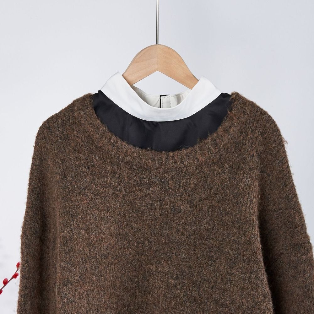 Einfarbiger abnehmbarer Hemdkragen Bequeme Damen-Halsbekleidung Falscher Kragen Pullover-Accessoire