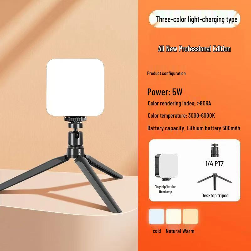 Portable RGB LED Fill Light for Mobile Photography & Live Streaming