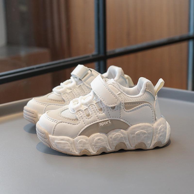 Unisex Kids Breathable Running Shoes - Soft Sole Little Sneakers for Spring & Autumn