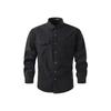 Outdoor Casual Shirt High Elastic Multi-pocket Waterproof Breathable Sun-proof Shirt