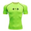 Men's Compression Shirt Gym Workout Sport Quick Dry Tight TShirts Outdoor Training Fitness Elasticity Tops Tee Summer Male