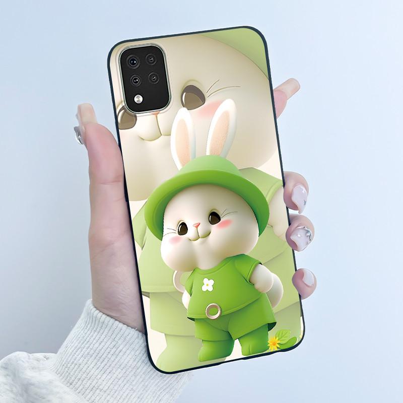 For LG K42 Case LMK420 Cute Love Rabbit Silicone Soft Coque Protective Back Cover For LG K42 K52 K62 K 42 Q52 Bumper Shell Funda