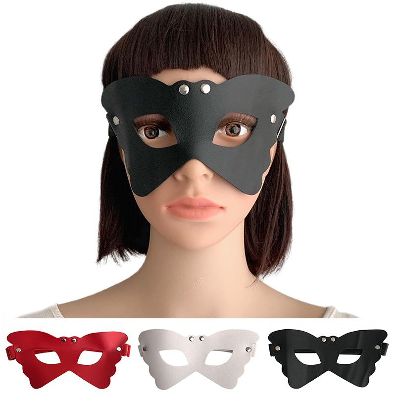 Butterfly Mask Half-face Cosplay Mask Leather Mask Fox For Cosplay Ball Women
